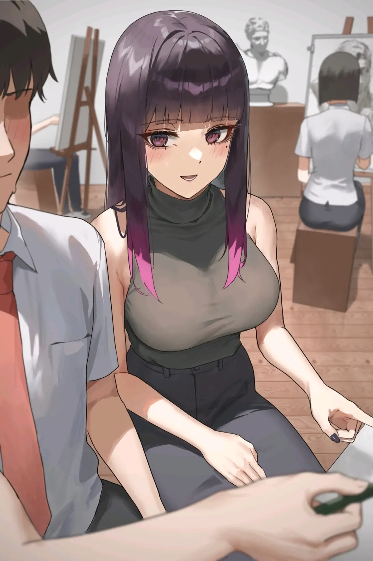 图片[10]-美肩设计 – 高领无袖上衣插画特辑-忙忙软件库