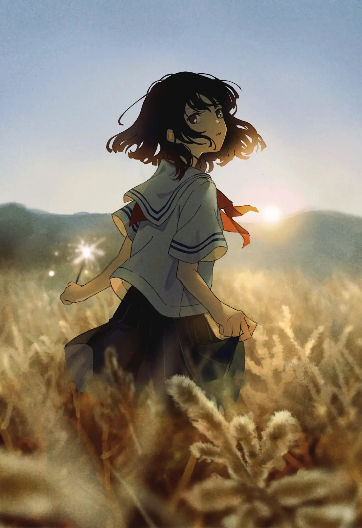 图片[10]-璀璨的夏日一景 – 手持烟花插画特辑-忙忙软件库