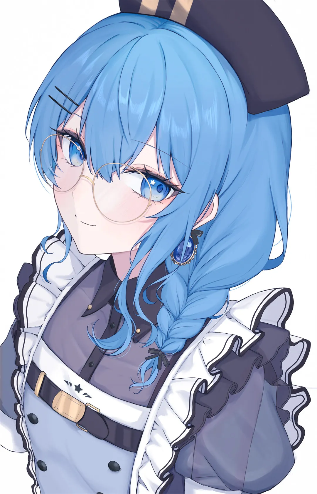 图片[2]-你喜欢蓝色头发美少女吗？-忙忙软件库