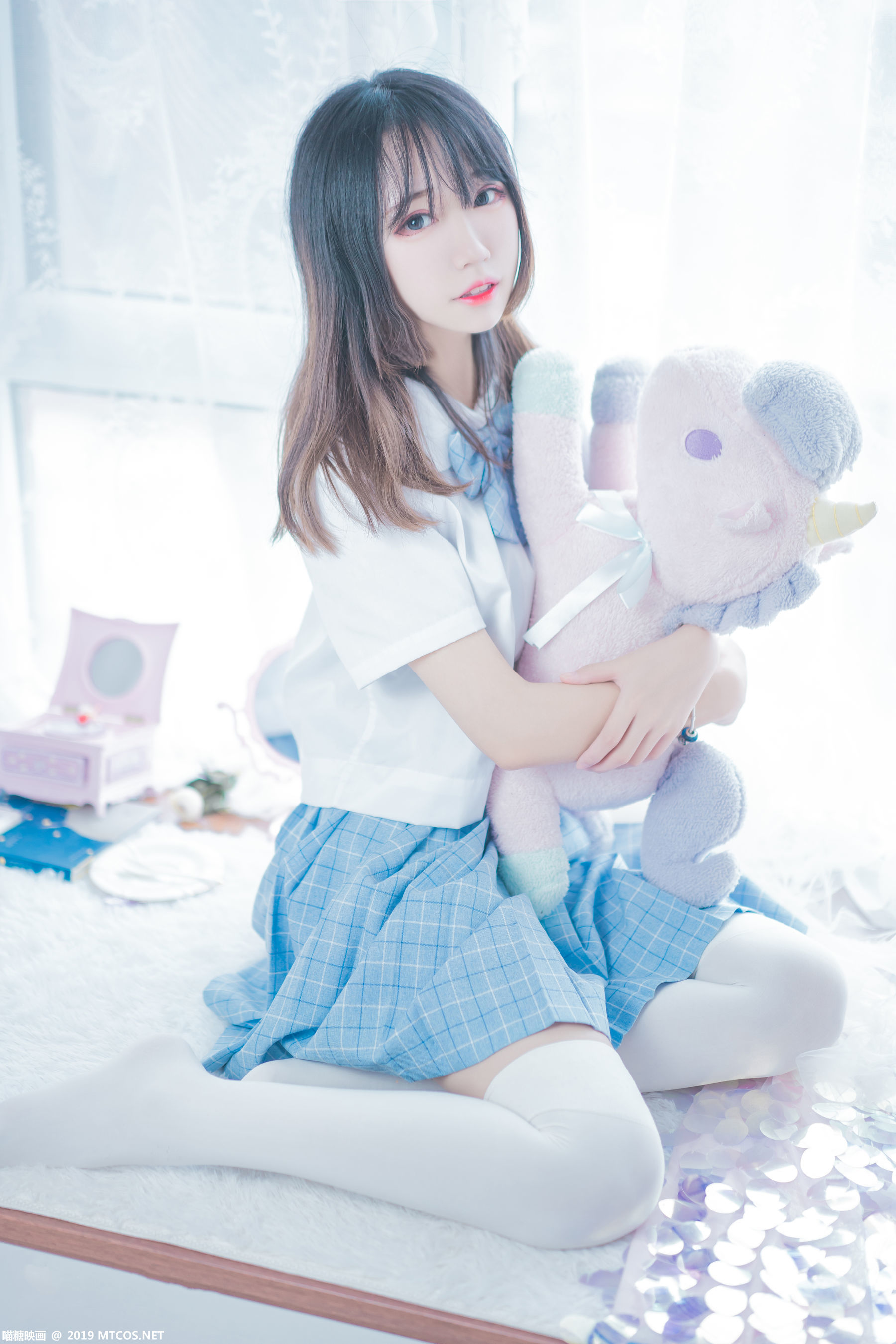 图片[21]-动漫博主猫君君MaoJun 蓝白梦幻少女-忙忙软件库