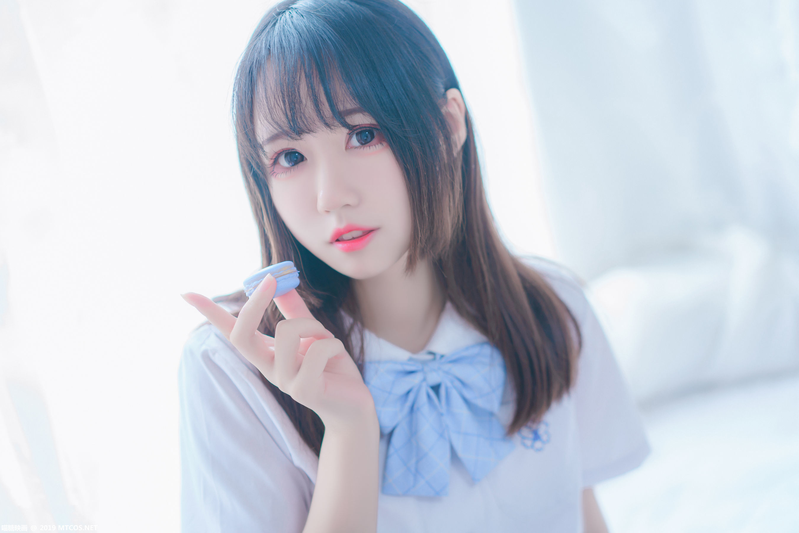 图片[26]-动漫博主猫君君MaoJun 蓝白梦幻少女-忙忙软件库