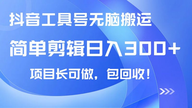 （14572期）抖音视频专用工具号没脑子运送游戏玩法，新手轻轻松松可日入300 包回收，长期性能做-忙忙软件库