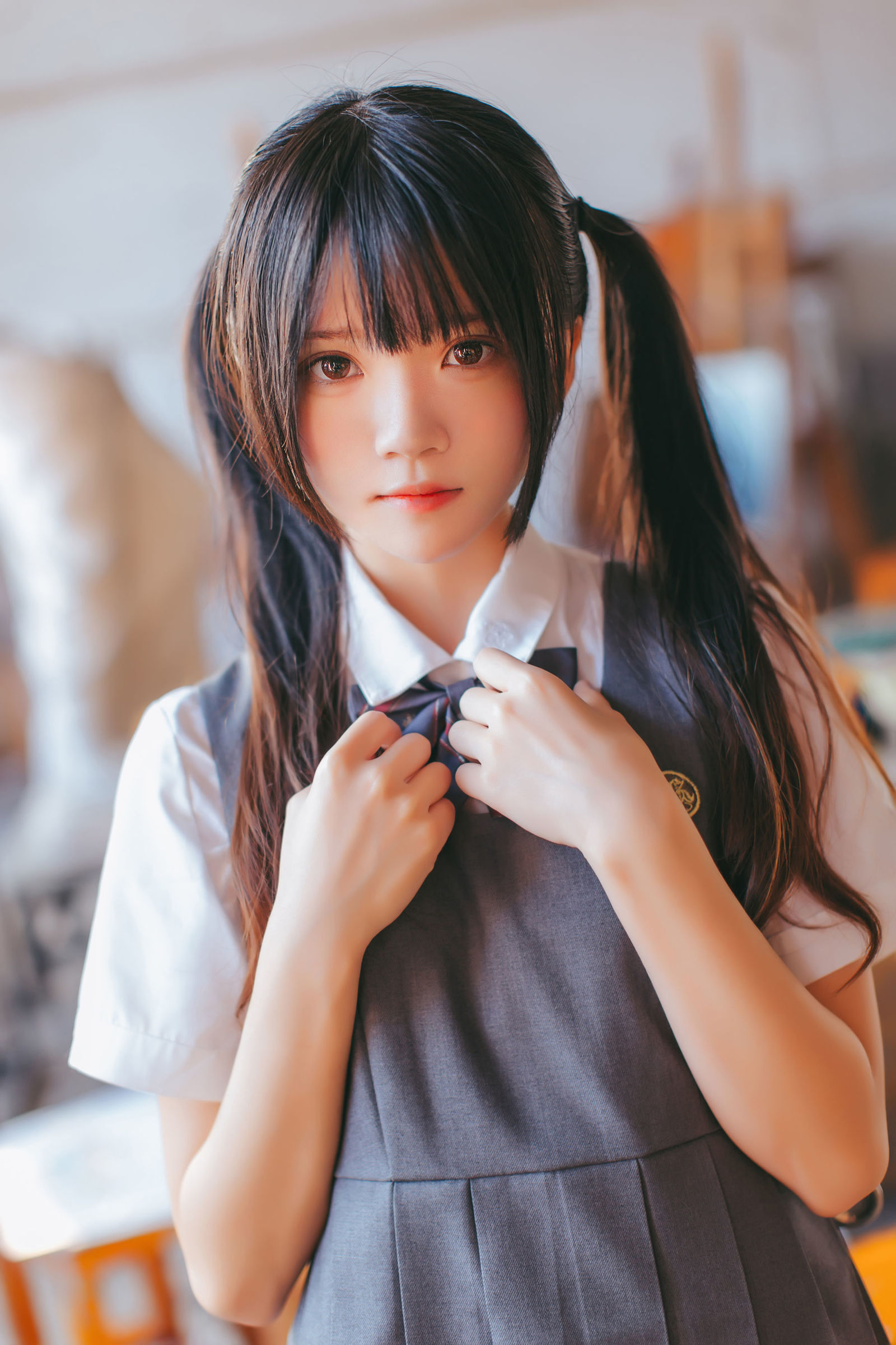 图片[13]-COSPLAY | 桜桃喵 – 画室少女 COS写真-忙忙软件库