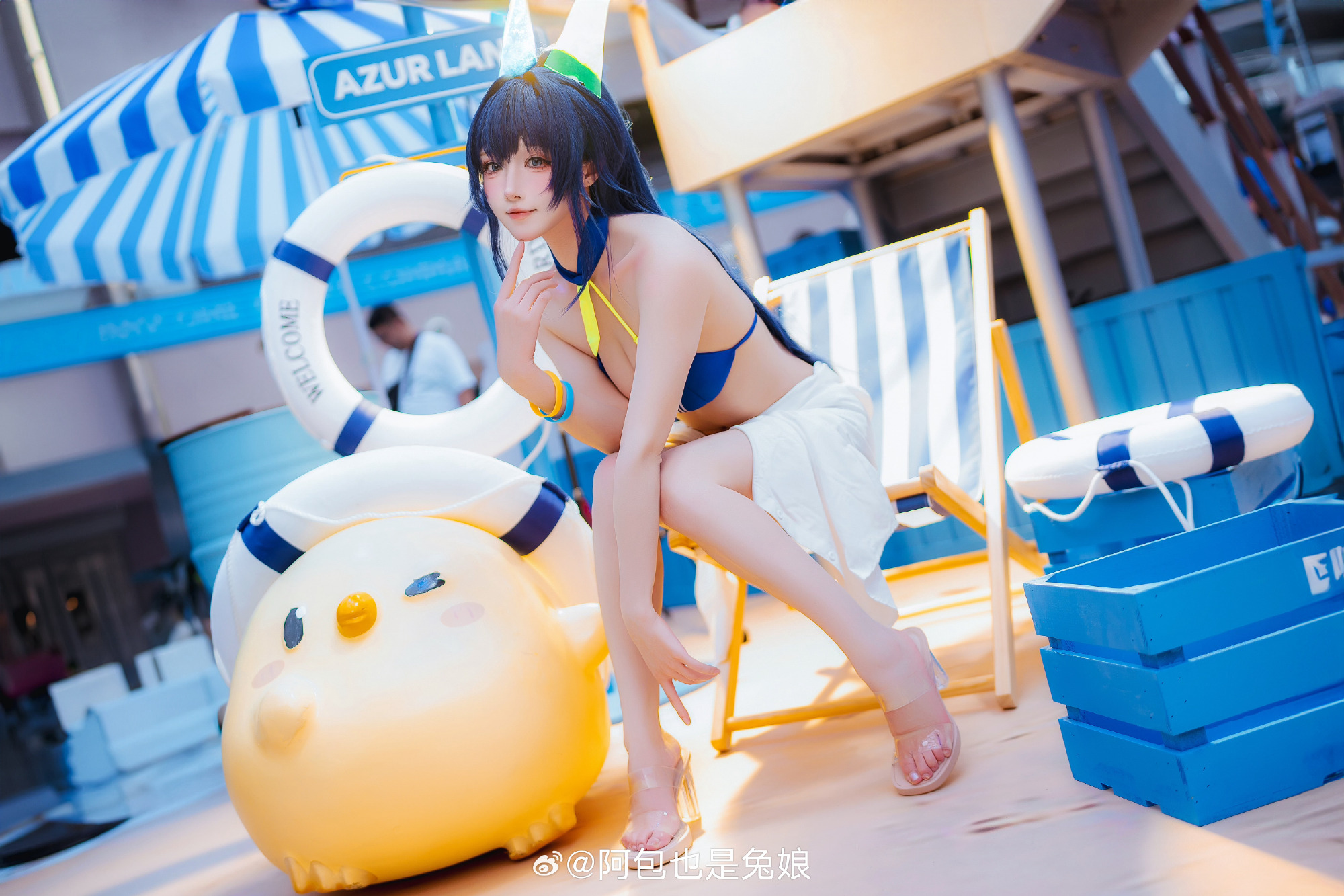图片[1]-碧蓝航线COSPLAY  大惊喜！第二次出咱们花园啦-忙忙软件库