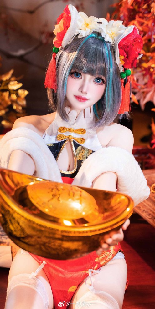 COSPLAY | 恭喜发财喵🐱 碧蓝航线 柴郡-忙忙软件库
