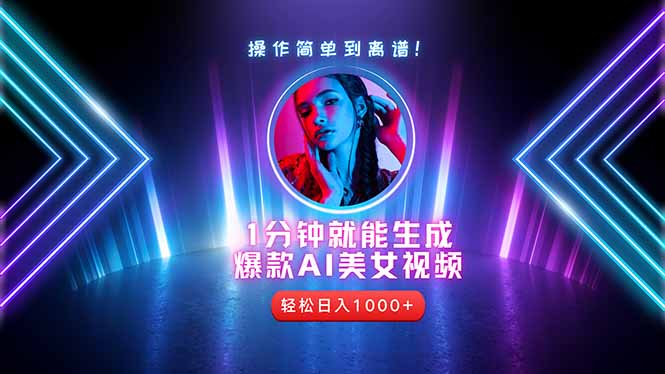 图片[1]-（14702期）2025年最牛第二职业：用AI拍短视频，从零开始推出爆款账户！-观竹阁