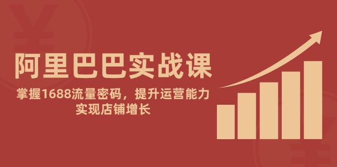 （14830期）阿里实战演练课：把握1688总流量登陆密码，提高经营能力，完成店面提高-观竹阁