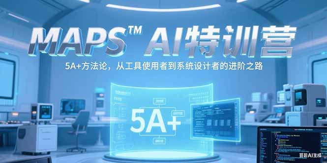 （15215期）MAPSAI特训营，掌握 5A+方法论，从工具使用者到系统设计者的进阶之路-观竹阁