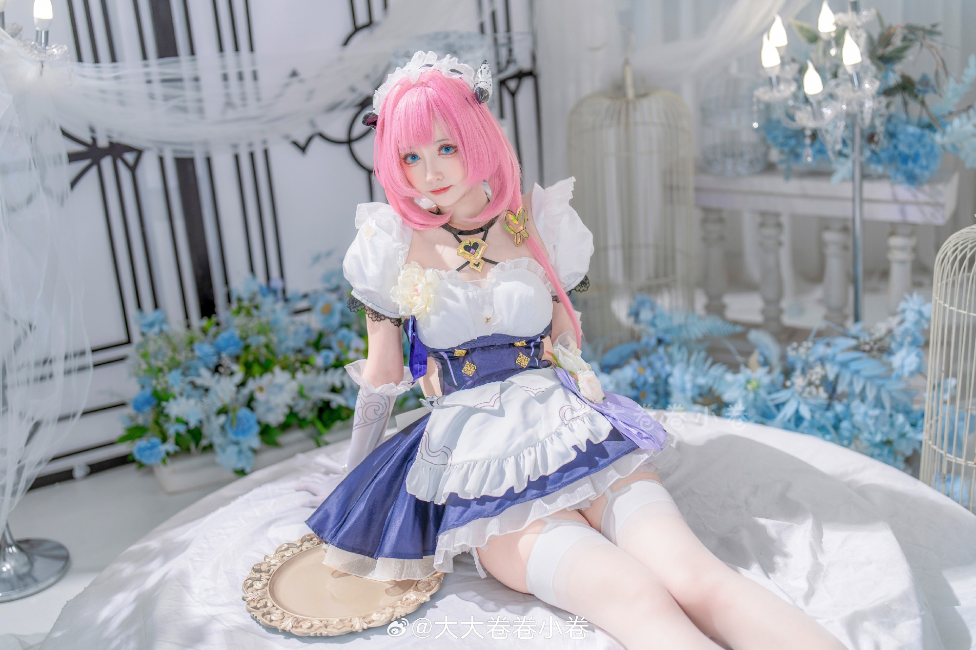 图片[1]-Cosplay | 嗨想我了嘛！宇宙第一美少女爱莉希雅来了哦❤️～-忙忙软件库