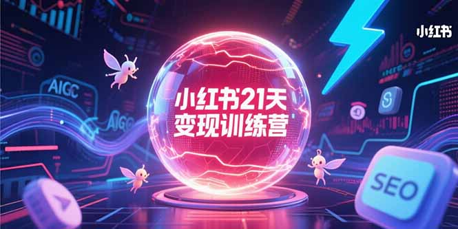 （15328期）小红书21天变现训练营，AIGC工具高效应用，SEO优化核心技巧-观竹阁