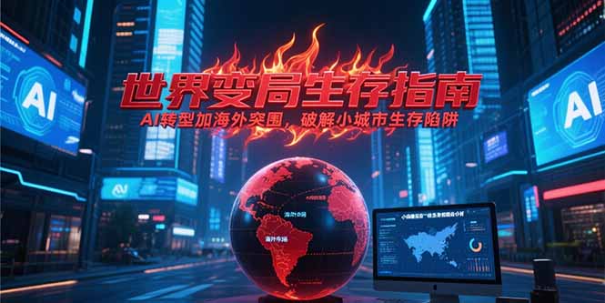 图片[1]-（15220期）付费文章《世界变局生存指南，AI转型加海外突围，破解小城市生存陷阱》-观竹阁