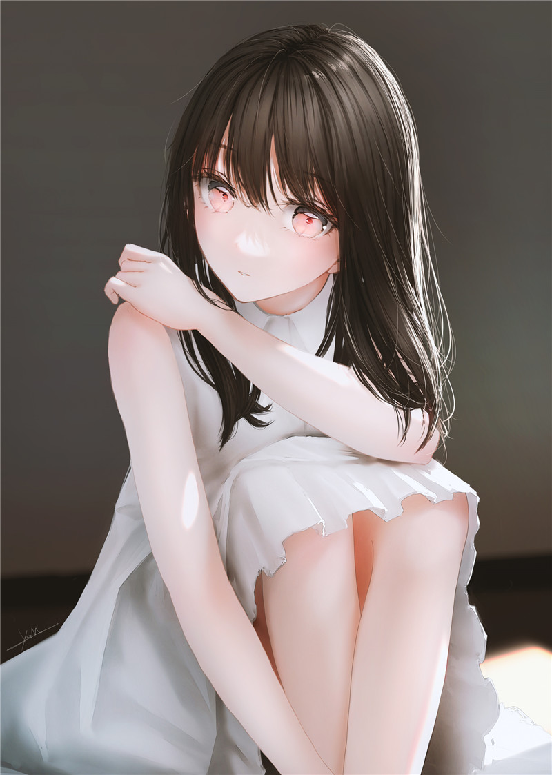 图片[9]-日本画师jizell清纯初恋感少女插画图集人物壁纸-忙忙软件库