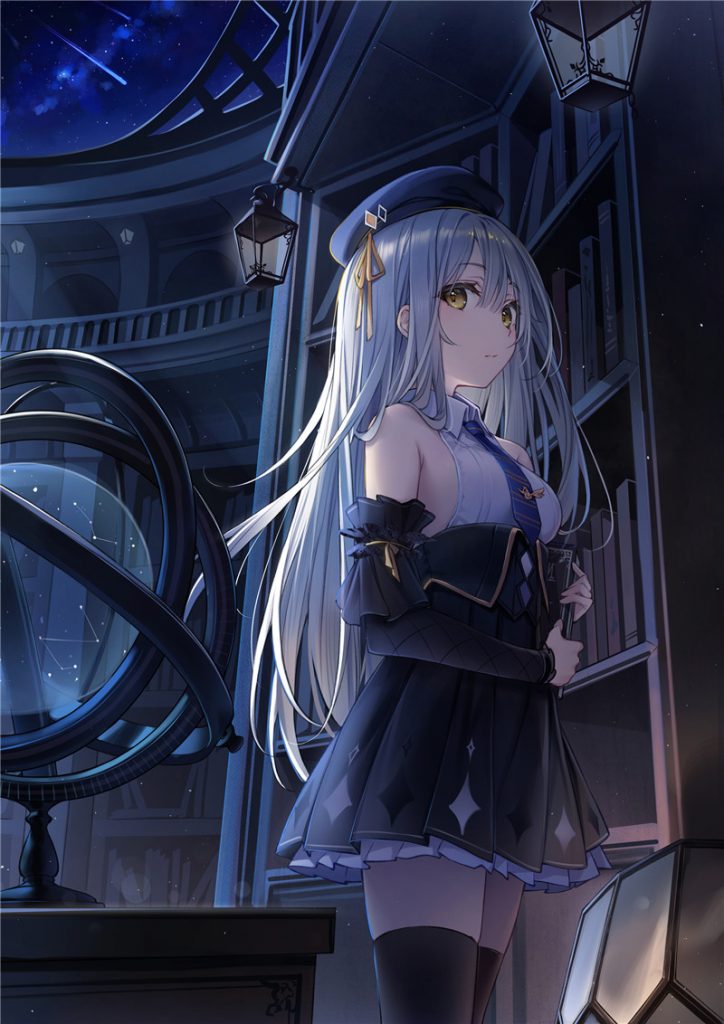 图片[5]-日系插画银发少女灰发女生动漫图集高清壁纸原画-忙忙软件库