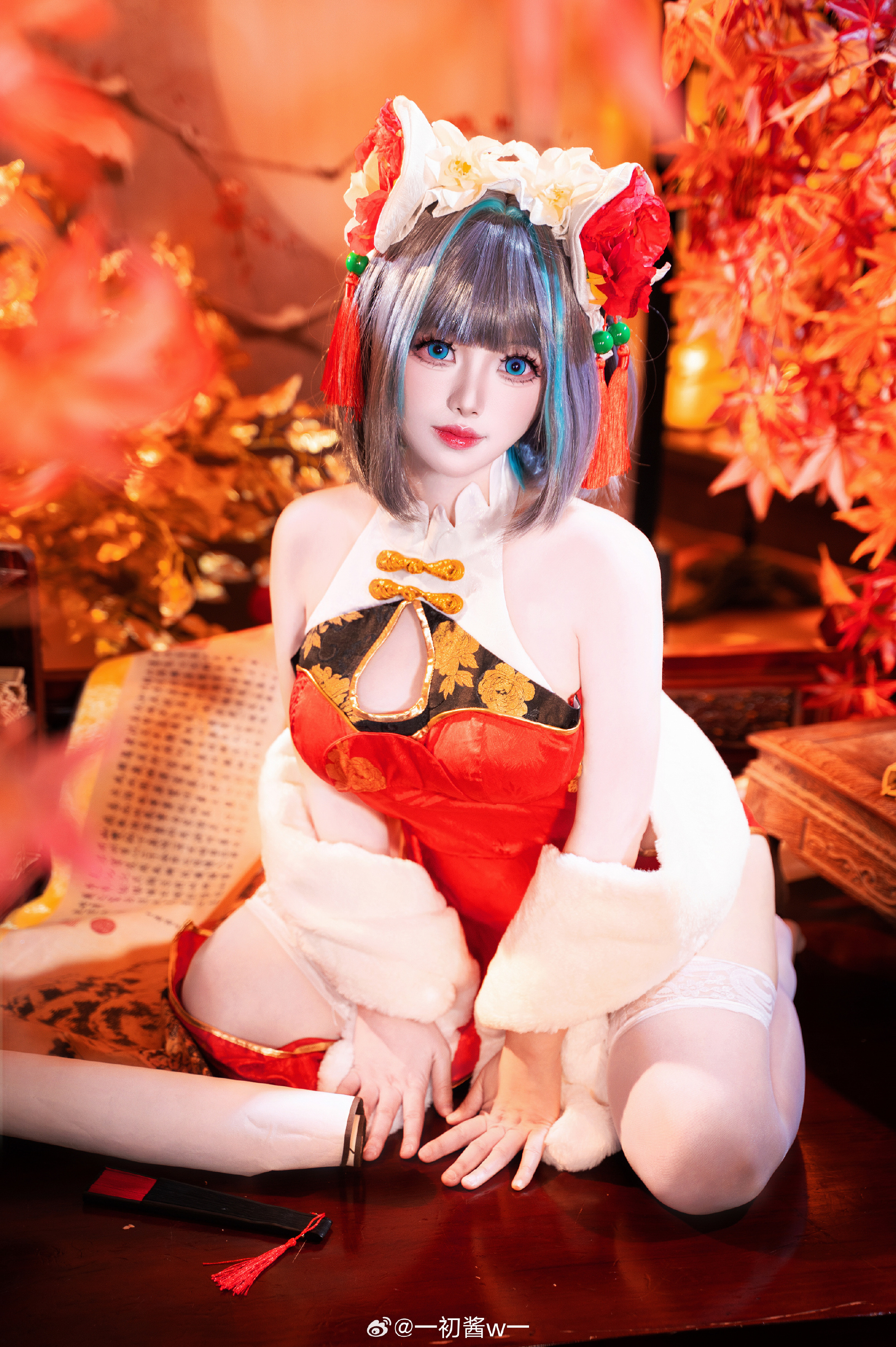 图片[1]-COSPLAY | 恭喜发财喵🐱 碧蓝航线 柴郡-忙忙软件库