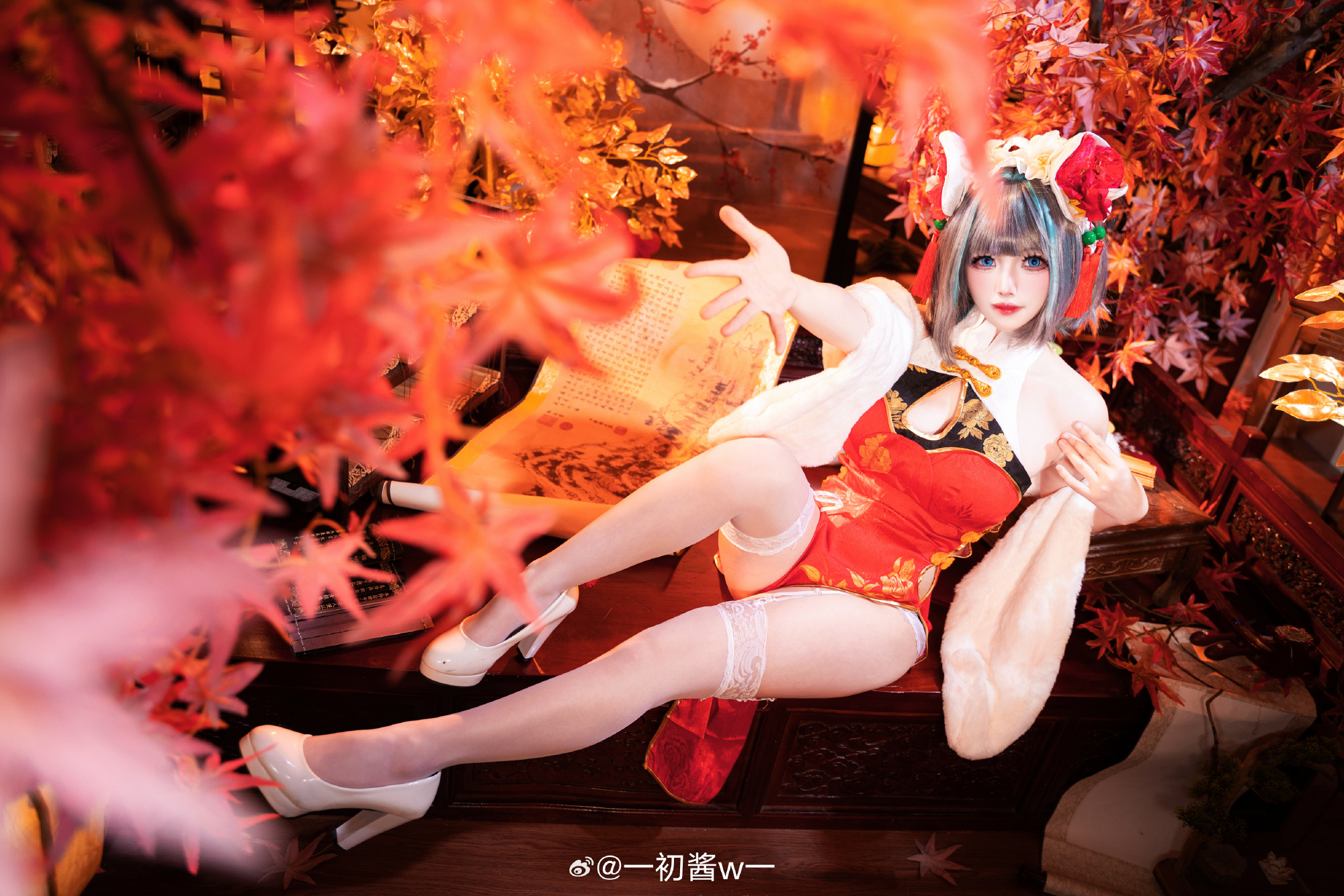 图片[2]-COSPLAY | 恭喜发财喵🐱 碧蓝航线 柴郡-忙忙软件库