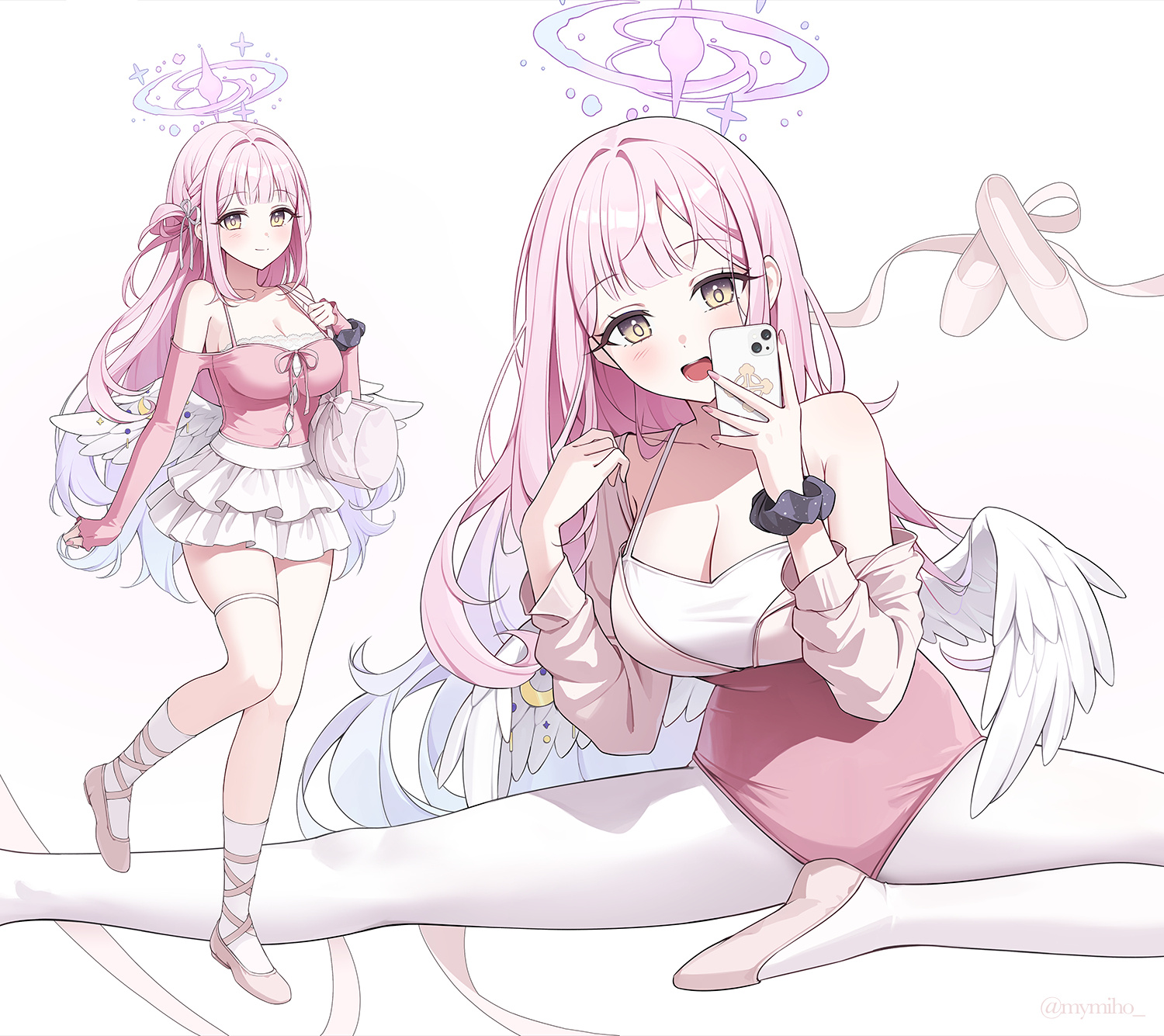 图片[14]-好身材的萌妹子们！韩国画师miho(ミホ)的插画作品-忙忙软件库