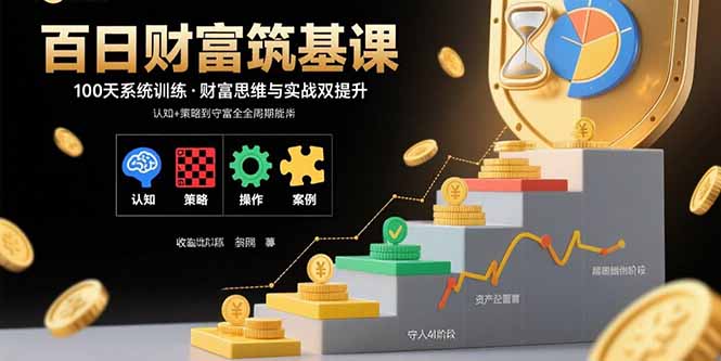 （15874期）百日财富筑基课：认知+策略+实操+案例拆解  实现从创富到守富全周期能力-观竹阁