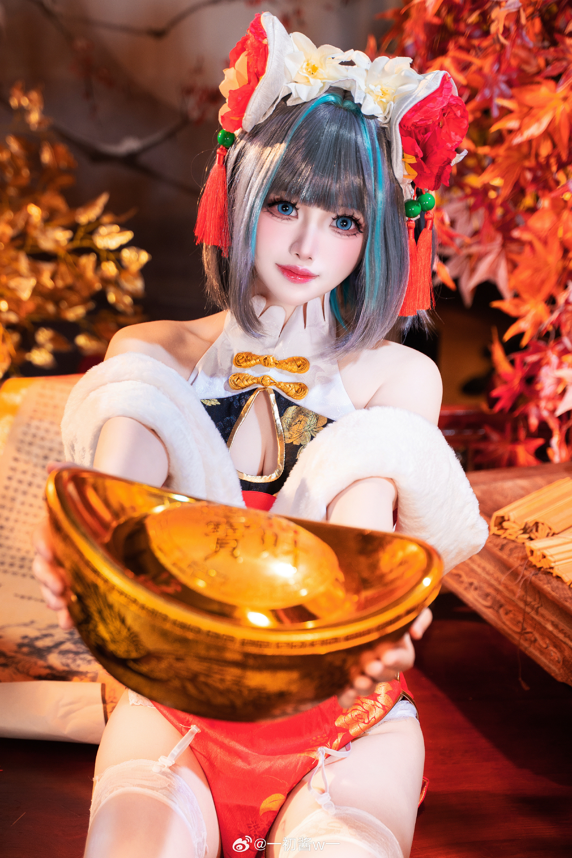 图片[6]-COSPLAY | 恭喜发财喵🐱 碧蓝航线 柴郡-忙忙软件库