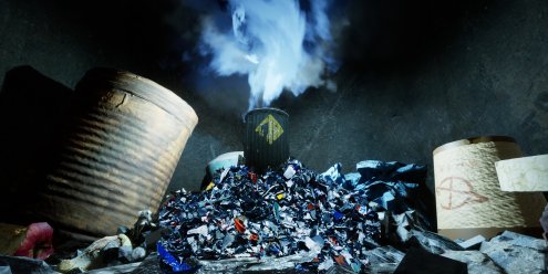 一个简单的扔垃圾游戏/A Simple Garbage Sorting Game