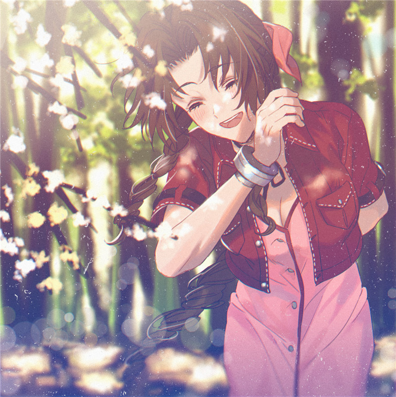 图片[2]-艾瑞丝(最终幻想7)壁纸图包原画插画素材P站同人图合集-忙忙软件库