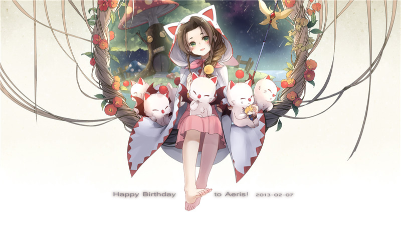 图片[12]-艾瑞丝(最终幻想7)壁纸图包原画插画素材P站同人图合集-忙忙软件库