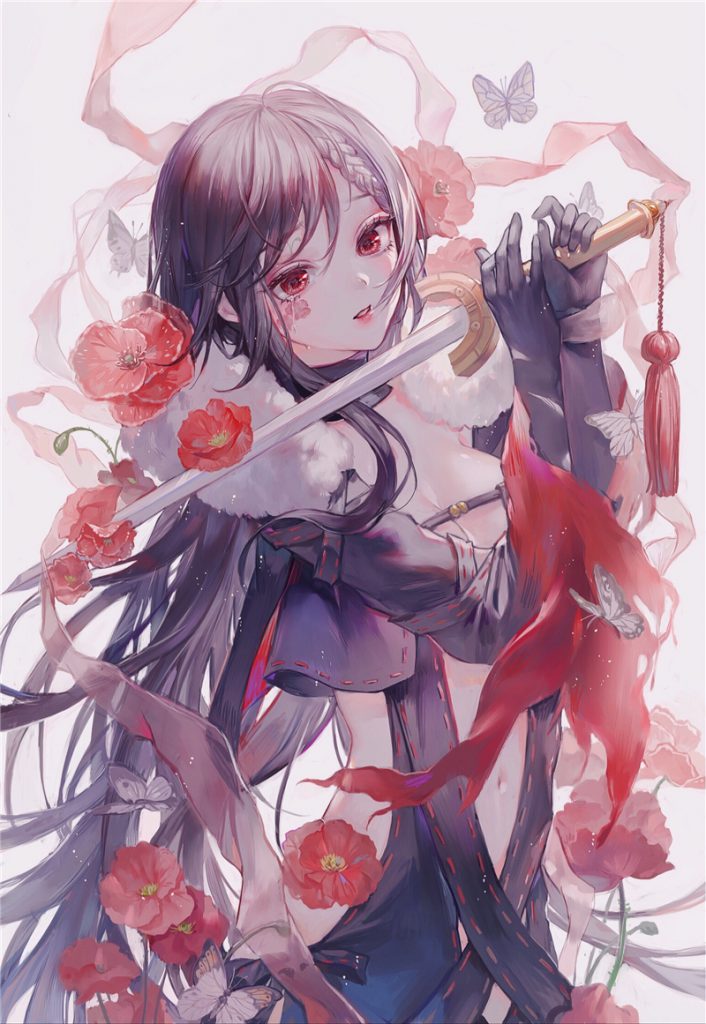 图片[6]-fate/FGO系列角色虞美人图集原画插画P站同人图片素材-忙忙软件库