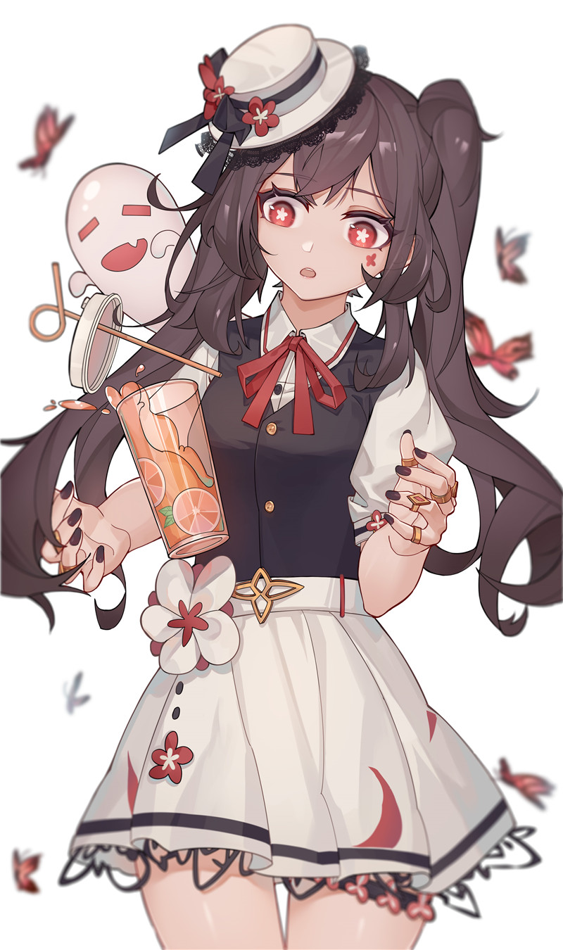 图片[3]-原神胡桃4K8K超清壁纸立绘p站pixiv原画插画海报画集-忙忙软件库