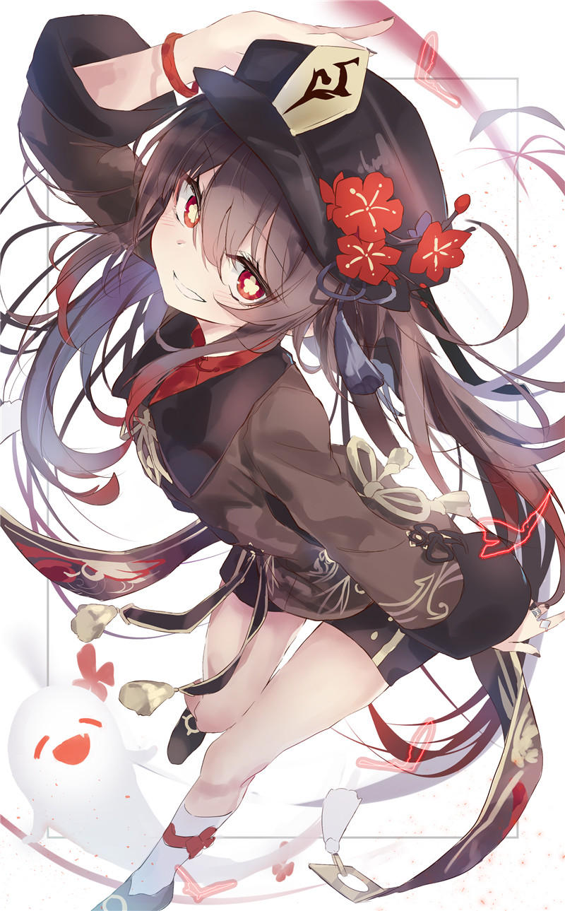 图片[7]-原神胡桃4K8K超清壁纸立绘p站pixiv原画插画海报画集-忙忙软件库